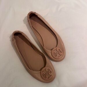 Tory Burch Beige Ballet Flats